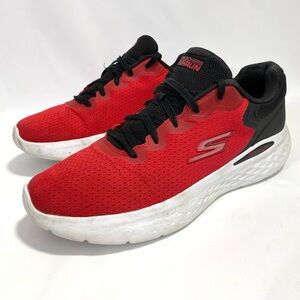 SKECHERS Go Run Running Training Sneakers Men’s Size 10 Red Low Top